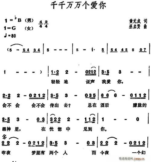《千千万万个爱你》LRC歌词 《千千万万个爱你》(文章)歌词555uuu下载