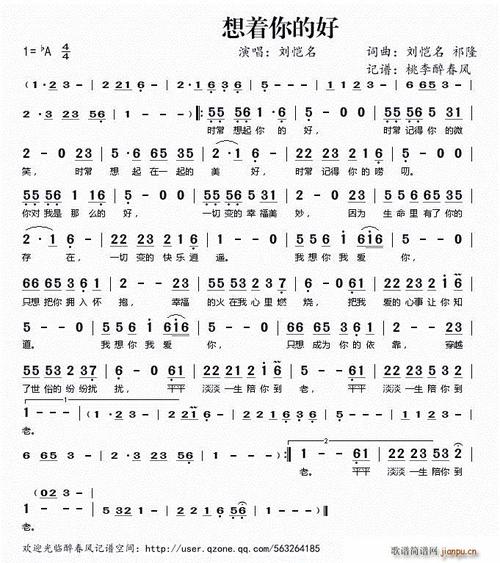 《想着你的好》LRC歌词 《想着你的好》(祁隆)歌词555uuu下载