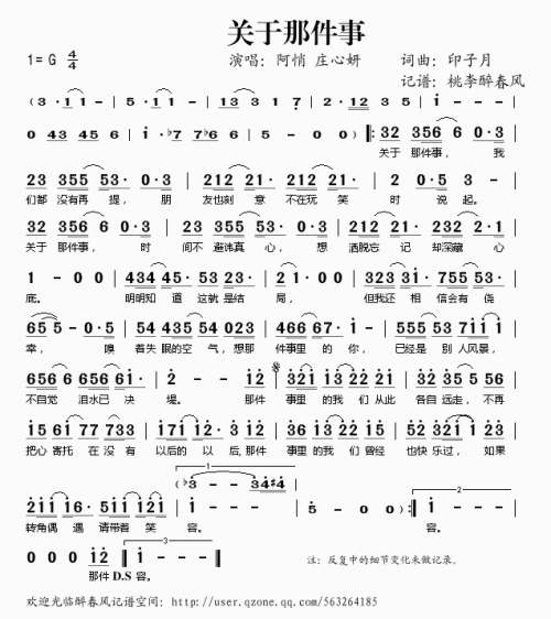 《关于那件事》LRC歌词 《关于那件事》(庄心妍,、阿悄)歌词555uuu下载